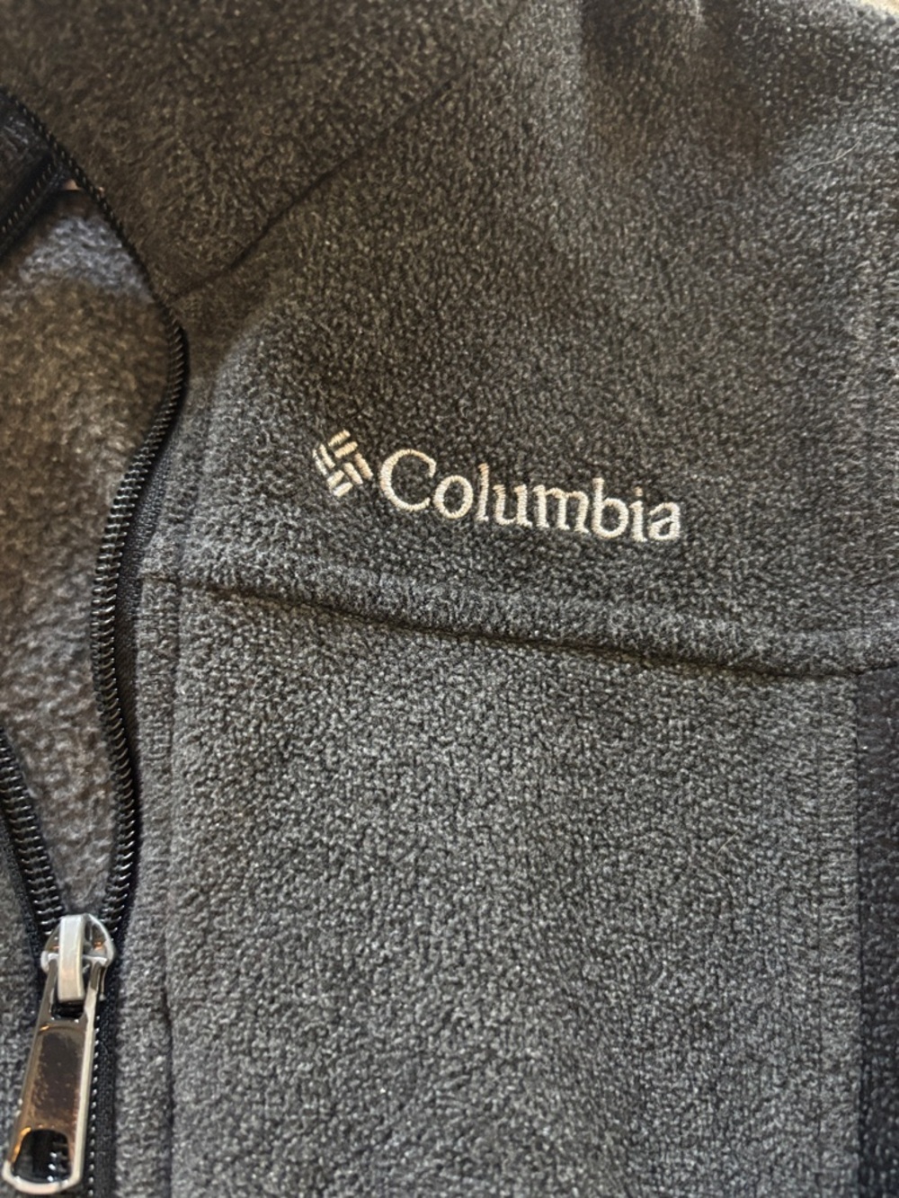 Columbia Kids Charcoal Gray Full-Zip Fleece Jacket - Picture 2 of 5